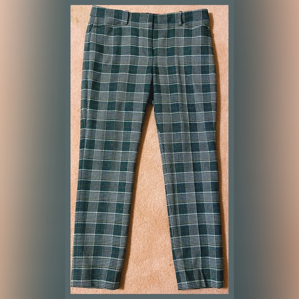 Women’s Theory plaid pants